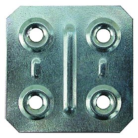 200PZ PIASTRINA DI GIUNZIONE mm 40x40 - sp. 1