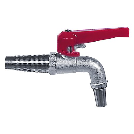 RUBINETTO A SFERA PER BOTTE IN LEGNO Ã¸ int.12 - filet.22/15,72 mm - 1/4