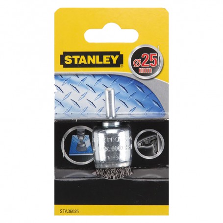 SPAZZOLA A TAZZA CON GAMBO Ã˜ mm 25 - STA36025-XJ