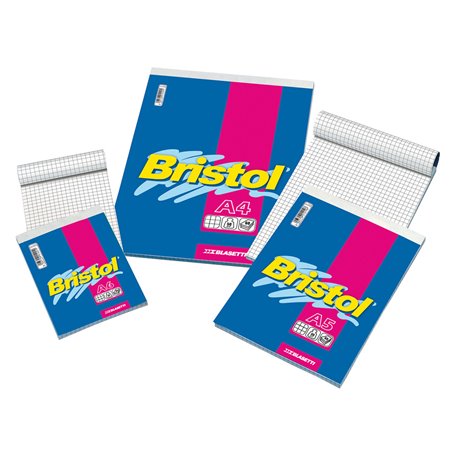 1PZ BLOCCO NOTE 'BRISTOL' formato A5 - 60 fogli