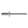 1PZ RIVETTO A STRAPPO IN ALLUMINIO 4,8 x 16 - Ã˜ testa 14 cf. 500 pz