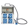 QUADRO ELETTRICO 'PL 220/4' potenza max.3 kw + pulsante emerg.