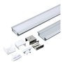 PROFILO CANALINA IN ALLUMINIO PER STRIP LED 3353 mm 15,8 x 15,8 -lar.max 10,5