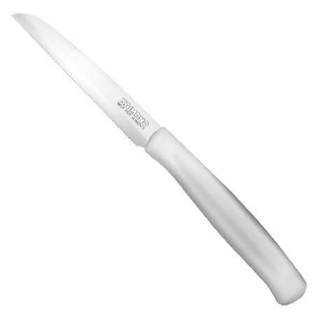 1PZ COLTELLO PER VERDURE manico bianco