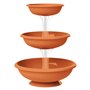 1PZ CIOTOLA PER FIORI 'FONTANA' Ã˜ cm 30/40/50 - terracotta