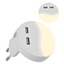 LUCE SPIA NOTTURNA A LED SMD 0,4 watt - colore bianco