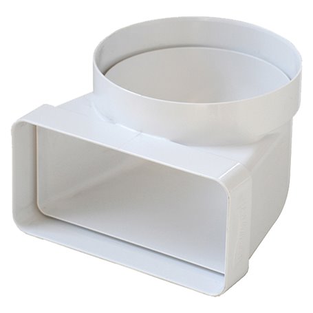 CURVA PER AERAZIONE CANALIZZATA Ã˜ mm. 100 - mm.120x60