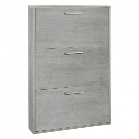 SCARPIERA 3 RIBALTE SINGOLE LINEA 'MEGARA' cm. 15 x 65 x h.100 - rovere