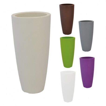 VASO TONDO 'STILO' Ã˜ cm 33 x h 70 - 12 lt. ghiaccio