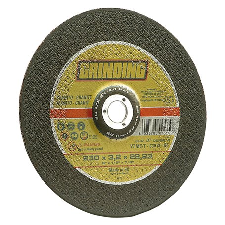 25PZ MOLA ABRASIVA PER GRANITO Ã¸ 230 x 3,2