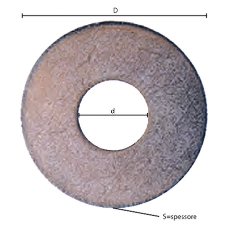 100PZ RONDELLA GREMBIALINA M 16- 3,0 x 48 x 17 mm