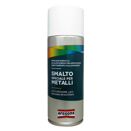 SMALTO SPRAY SPECIALE METALLI ml. 400 - bianco ghiaccio opaco