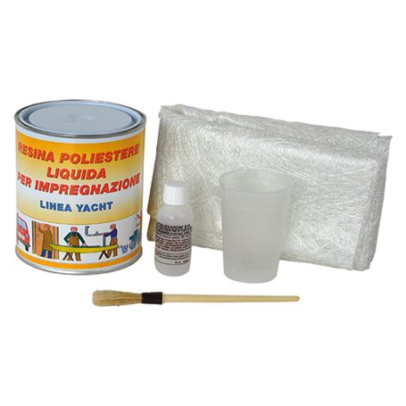 1PZ KIT RIPARAZIONE FIBRORESINA ml 750