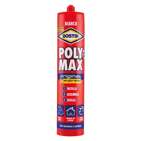 ADESIVO SIGILLANTE UNIVERSALE 'POLY MAX' ORIGINAL gr. 425 - nero