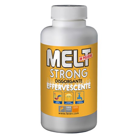 12PZ DISGORGANTE EFFERVESCENTE IN POLVERE 'MELT STRONG' gr 600