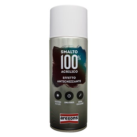 6PZ SMALTO SPRAY EFFETTO ANTICHIZZANTE ml. 400 - grigio grafite