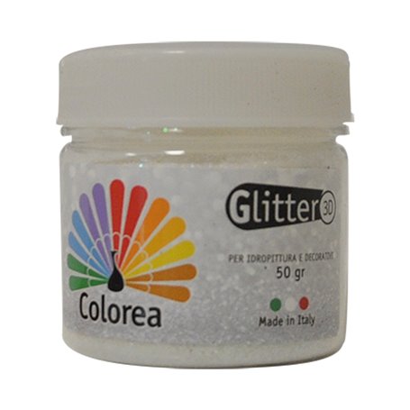 12PZ GLITTER IRIDESCENTI IN POLVERE gr.50 - colore rame