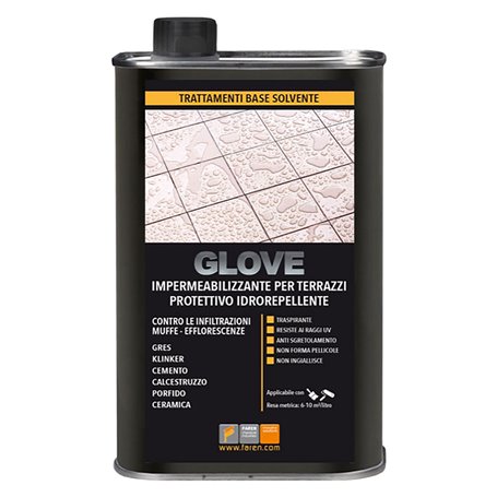 IMPERMEABILIZZANTE PER TERRAZZE 'GLOVE' lt. 1