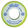 1PZ NASTRO TEFLON PER GAS 'PROFESSIONALE' 1/2x12 mt. x0,1 mm - cf. 10 rt.