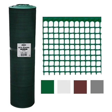 1PZ RETE DI PROTEZIONE PER BALCONI 'QUADRANET' mt. 1 x 5 - colore verde