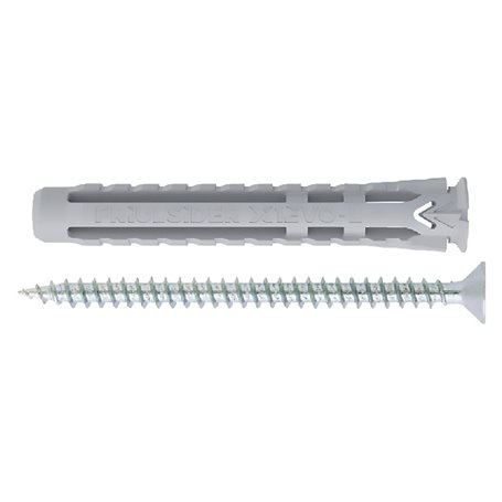 50PZ TASSELLO NYLON 'X1 EVO L' CON VITE TPS TRUCIOLARE mm 8 x 60 - vite 5 x 70