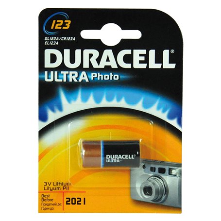 10PZ PILA PER FOTOCAMERA DIGITALE 'DL123' Pz 1- 3 V