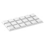 20PZ PARACOLPI ADESIVO INOFIX CM.12X12 CONFEZIONE 18PZ BIANCO