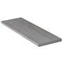 5PZ MENSOLA MODELLO AMICA ROVERE GRIGIO CM.100X25X2,5