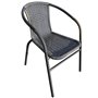 SEDIA METALLO/RATTAN 020092 SPRITZ