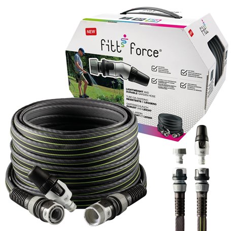 SET TUBO FORCE 5/8X25 MT. CON ACCESSORI