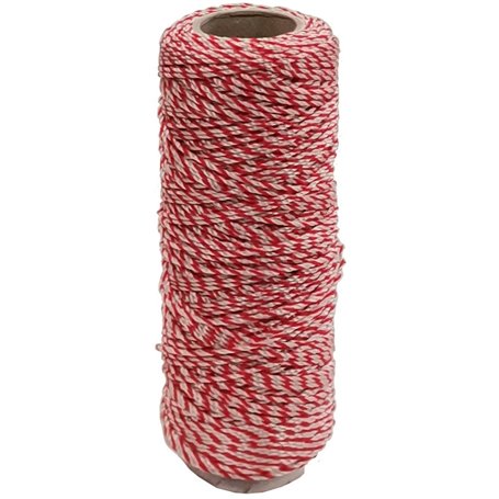 5PZ LENZA X MURATORI IN PP BIANCO/ROSSO MT.100