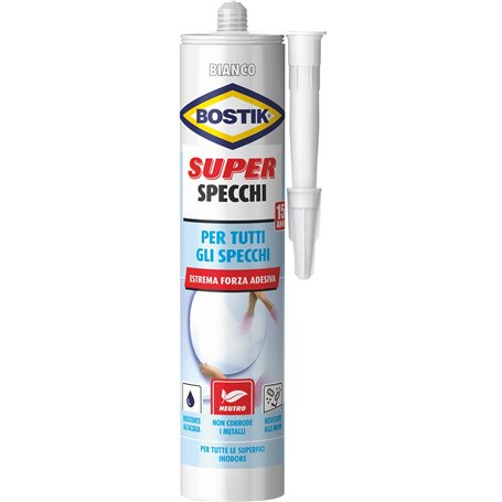 BOSTIK SUPER SPECCHI CARTUCCIA 425 GR.