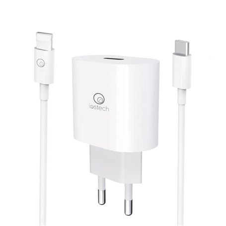 CARICATORE SUPER RAPIDO CON CAVO DA USB-C A LIGHTING CM.120