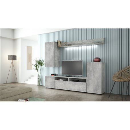 KIT PARETE LIVING BRIDGE 210X170X35 CEMENTO C.4298