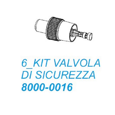 KIT VALVOLA DI SICUREZZA 8000-0016