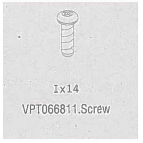 1PZ KIT VITI VPT066811 X CASSAPANCA XXL MARRONE
