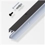 RACCORDO BALCONE X PARQUET NERO SPAZZOLATO CM.100