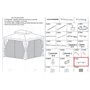 PARTICOLARE T X GAZEBO ADVENTURE MAGNUM 3,6X4,8