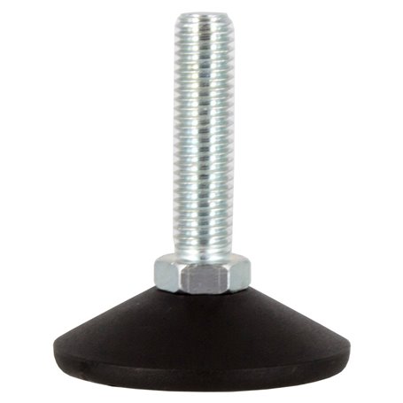 50PZ PIEDINO REGOLABILE ZINCATO MA10 X DIAMETRO.MM.50