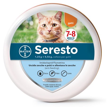 BAYER COLLARE GATTI SERESTO 8 KG.