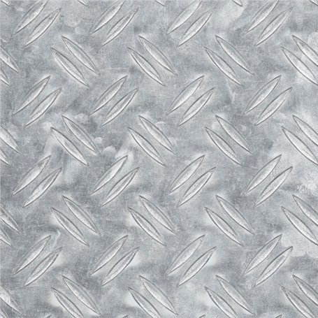 2PZ LAMIERA STRIATA ALLUMINIO ART. 37153 CM.60X100X0,15