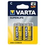 12PZ VARTA SUPERLIFE ZINCO 1/2 TORCIA BLISTER 2PZ