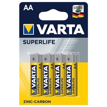 12PZ VARTA SUPERLIFE ZINCO STILO BLISTER 4PZ