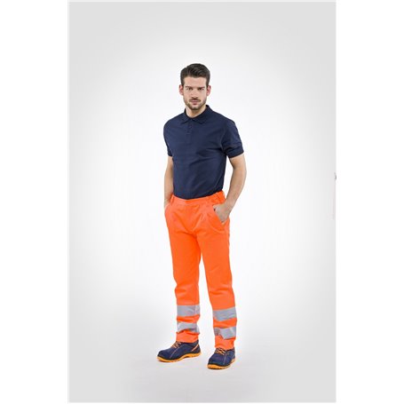 PANTALONE ALTA VISIBILIT ARANCIO TAGLIA XL