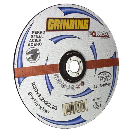 25PZ GRINDING FORZA DISCO X FERRO 230X3,2