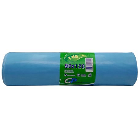 20PZ SACCHI NETTEZZA URBANA IN ROTOLO 90X120 AZZURRO (GR 800 CA)