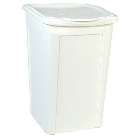 6PZ PORTABIANCHERIA CM.37X37X53H 50LT. BIANCO