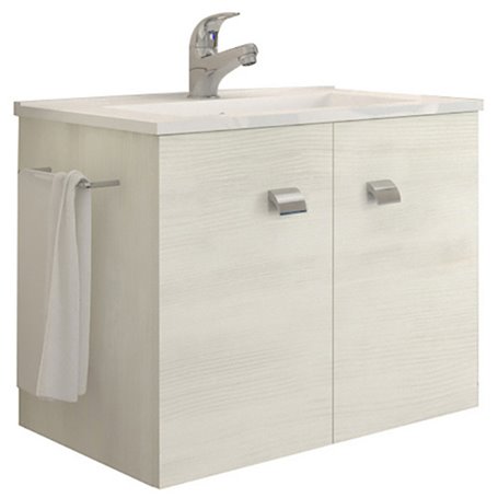 MOBILE BAGNO ERIKA SENZA SPECCHIO ROVERE BIANCO