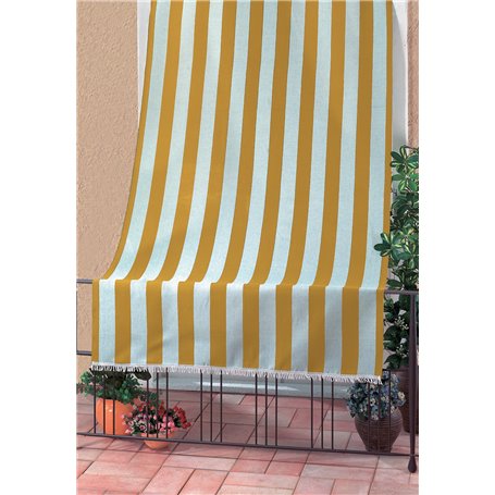 TENDA DA SOLE MOD. RIO CM.140X300 BIANCO/GIALLO