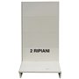 SCAFFALE A PARETE 200X40X205H GRIGIO 2 RIPIANI
